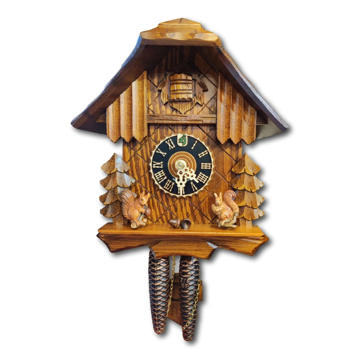 1 day cuckoo clock with squirrel Hoenes