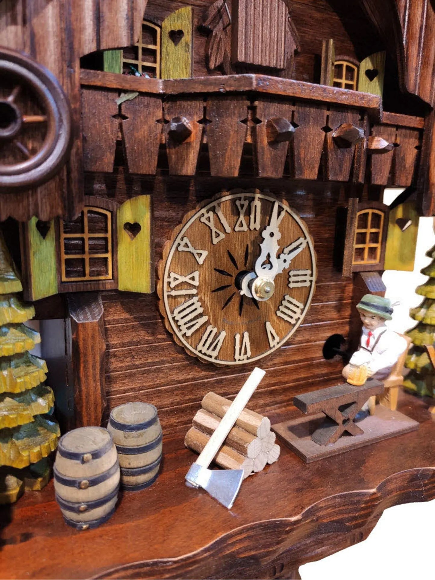 Beer drinker 8 days cuckoo clock Hekas