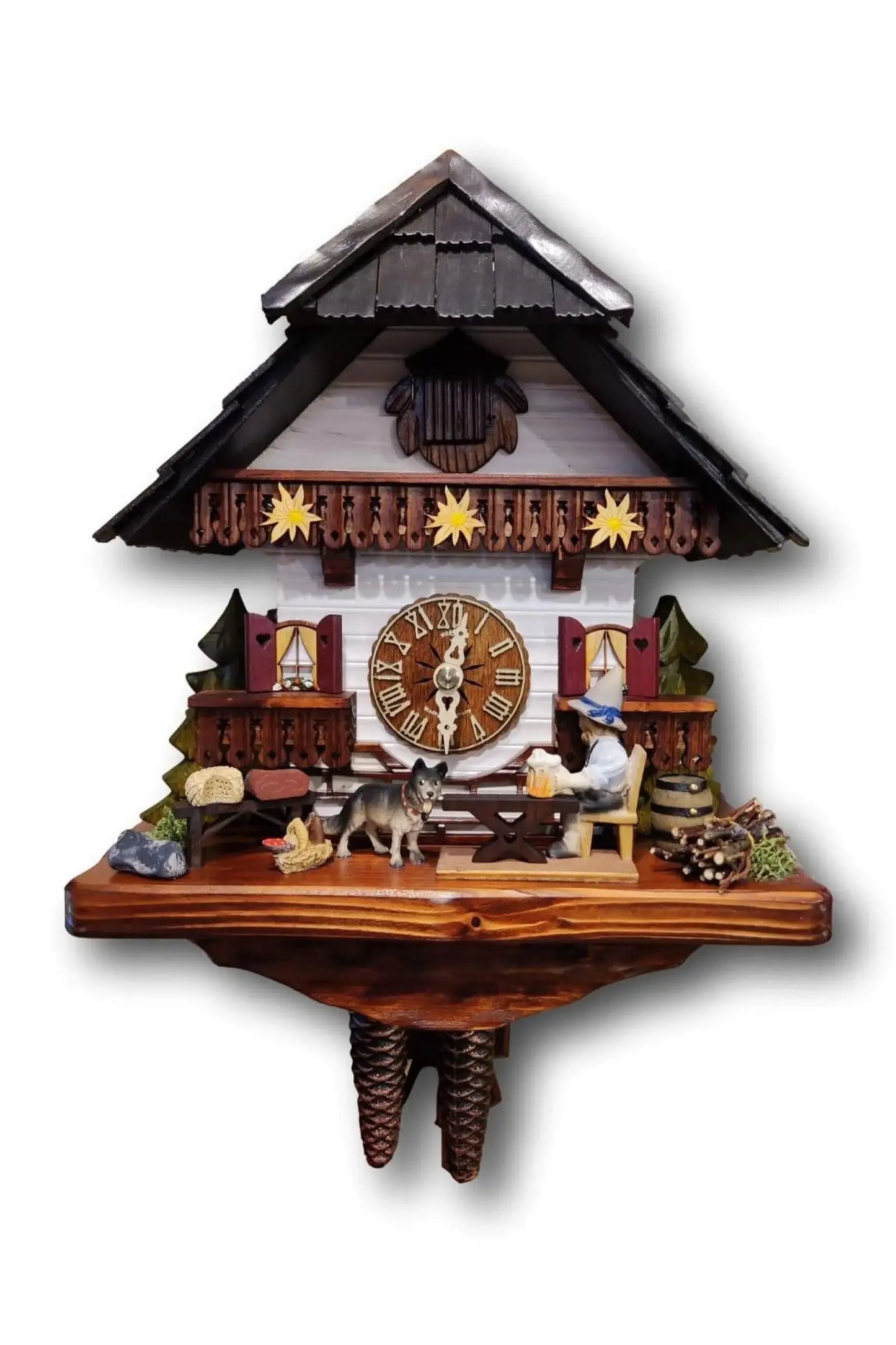 Beer drinker Bavaria house 1 day cuckoo clock Hekas