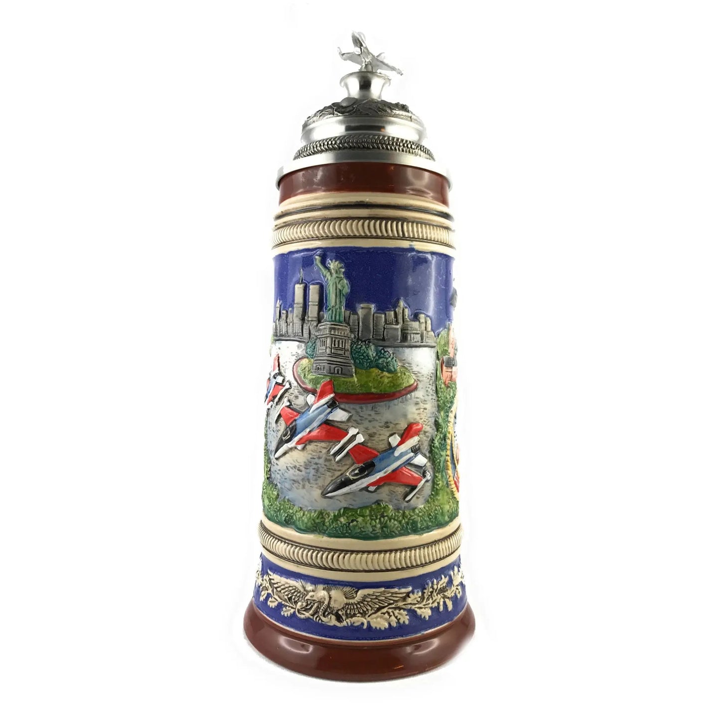 Beer mug F16 fighter jet 0,75L limited 3000 pieces Montag Steins & Clocks