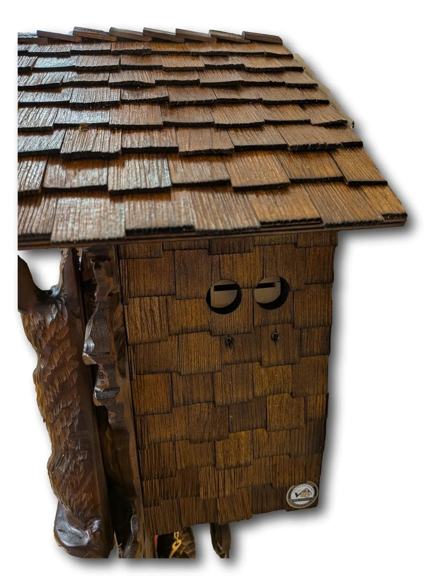 Black Forest Cuckoo Clock – Hunting Style with Deer Head – 8 Day Movement – Automatic Night Shut-Off – Handmade – 60 cm Hekas
