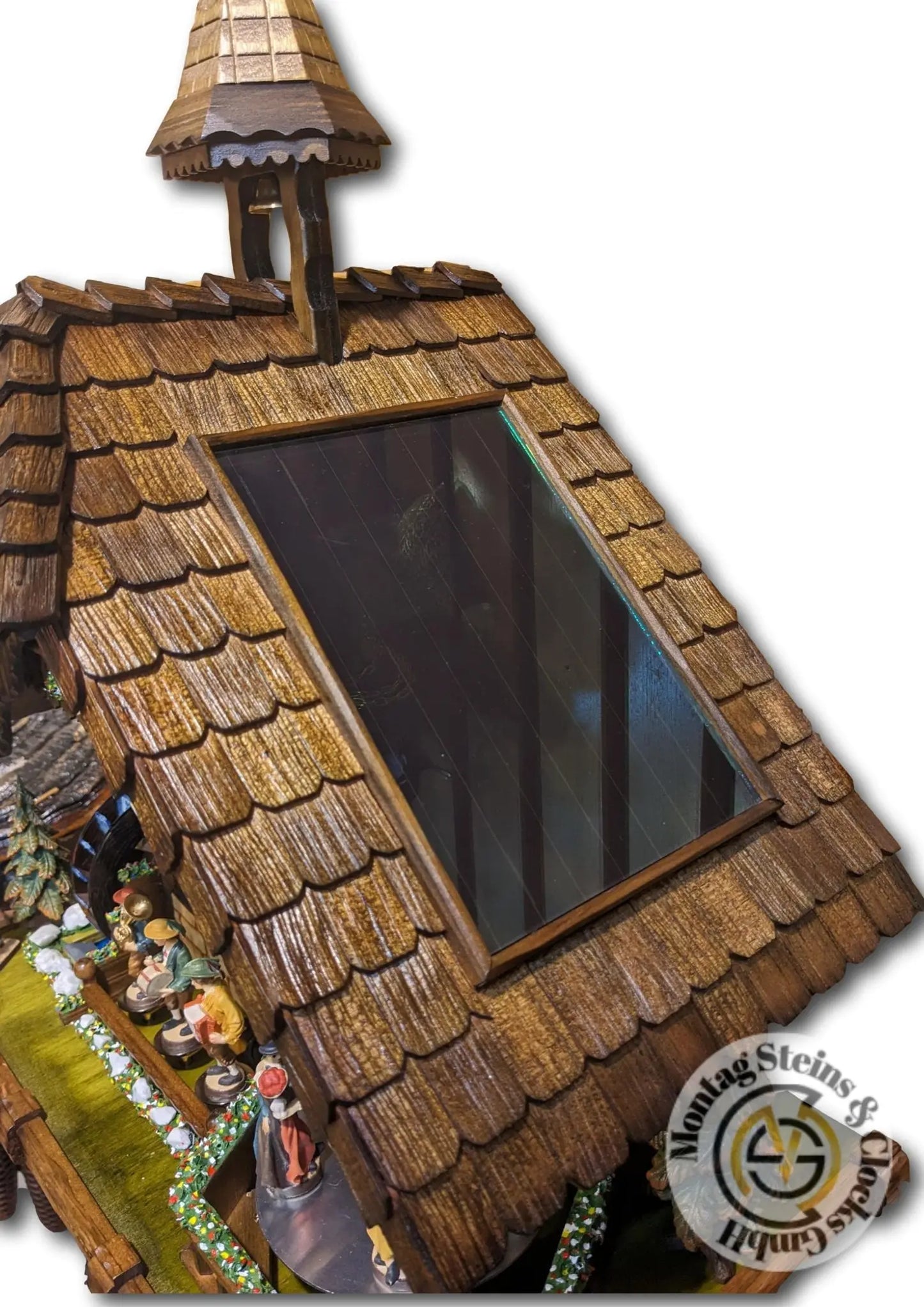 Clock of the year 2023 with real water wheel 8-day cuckoo clock Hoenes