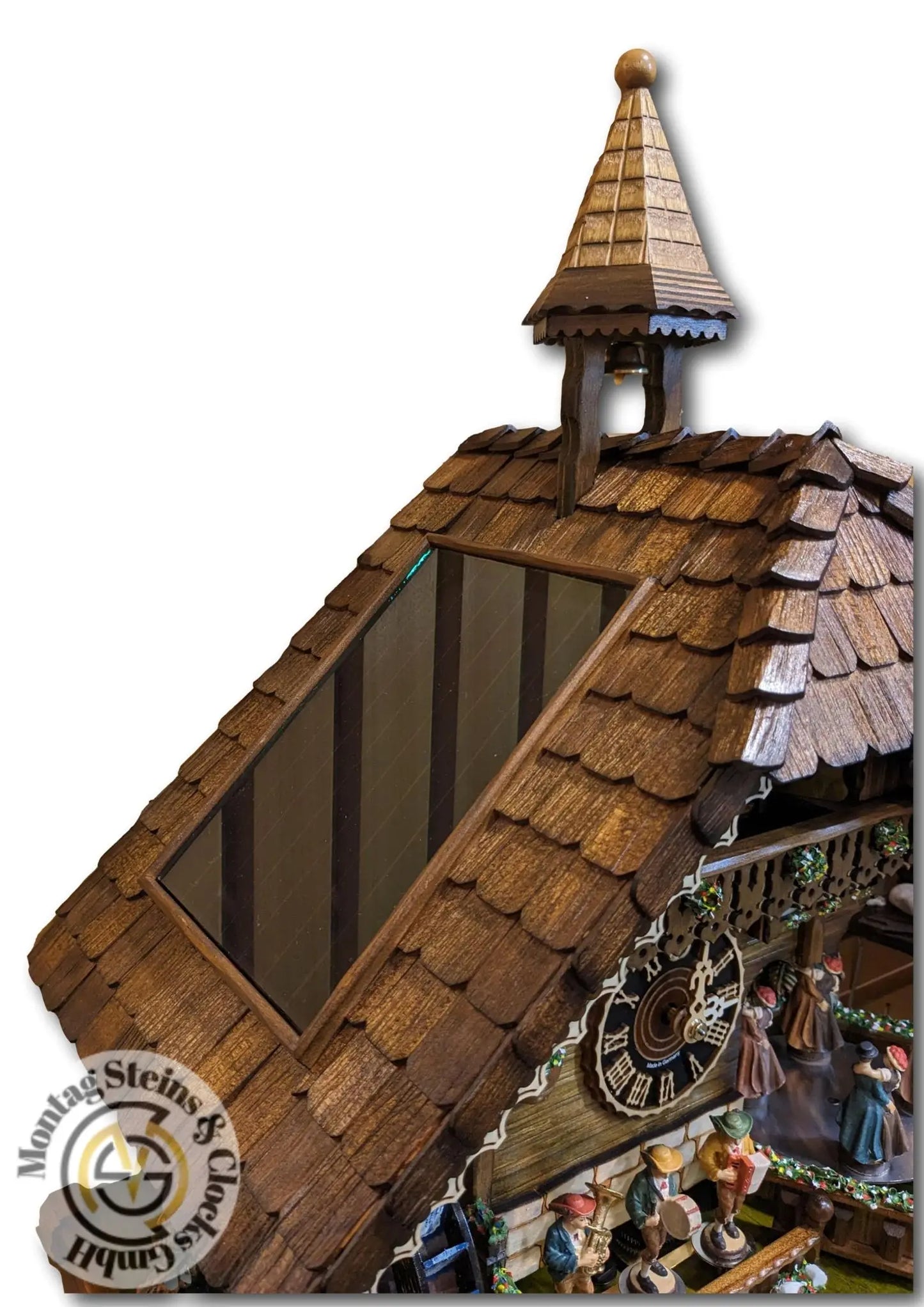 Clock of the year 2023 with real water wheel 8-day cuckoo clock Hoenes