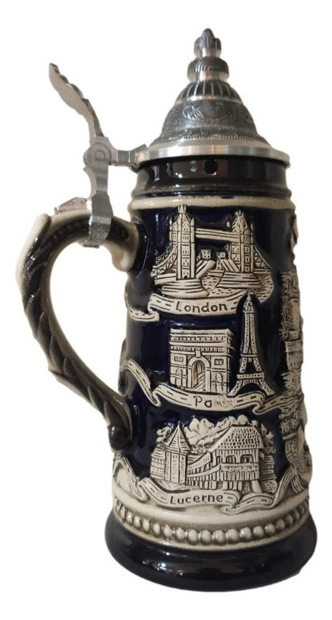 Contiki Black 1/4L authentic German beer mug Montag Steins & Clocks