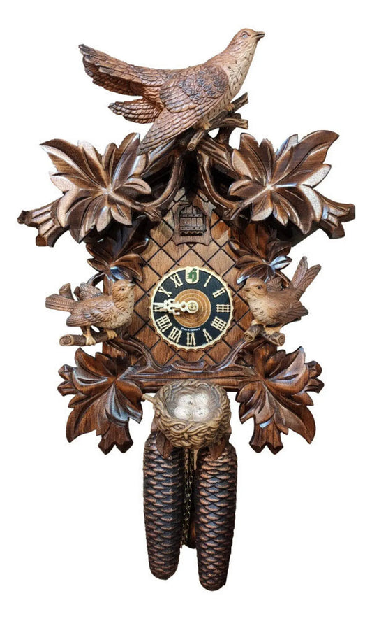 Cuckoo birds colored 8 days cuckoo clock Hoenes