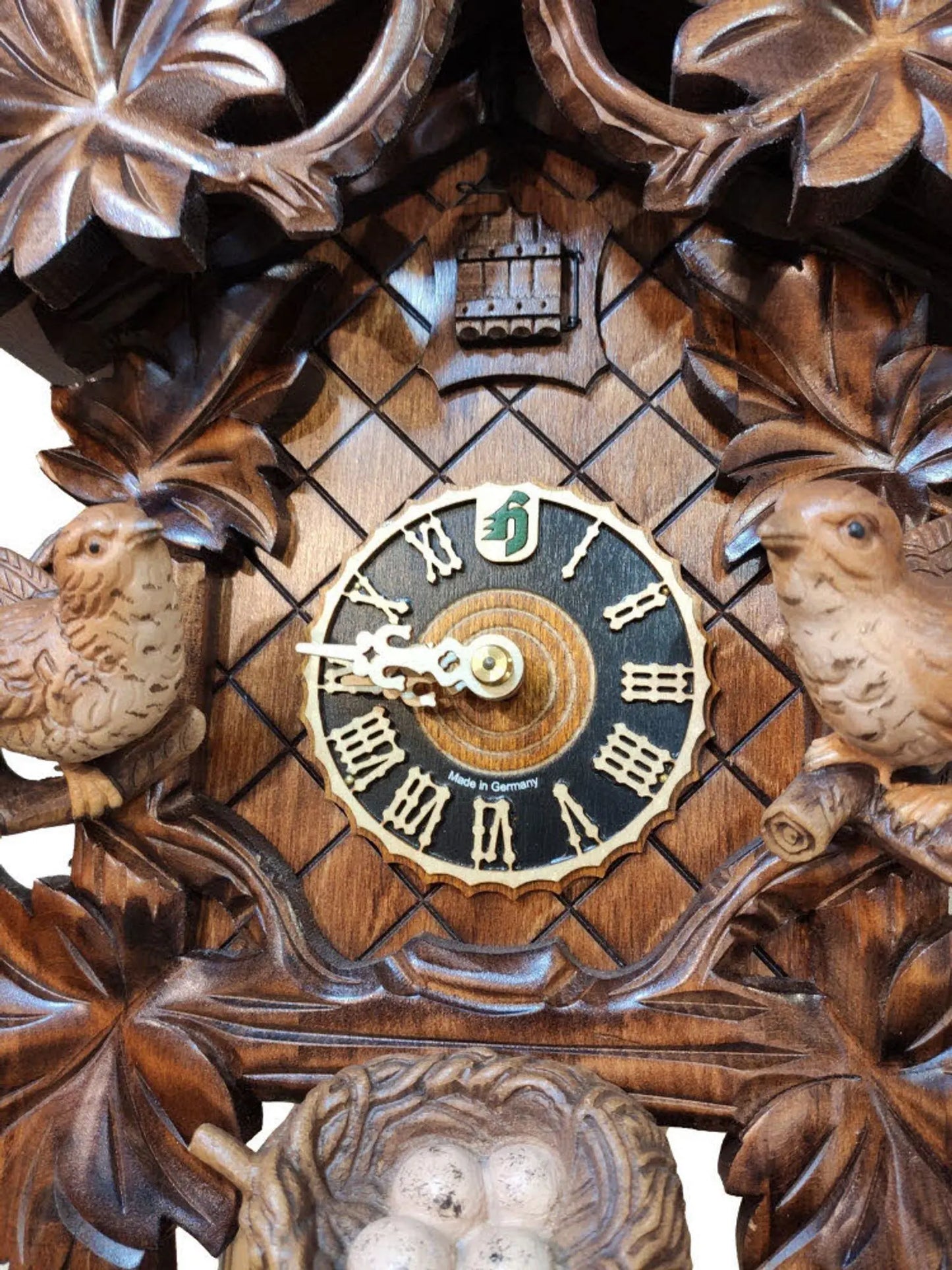 Cuckoo birds colored 8 days cuckoo clock Hoenes