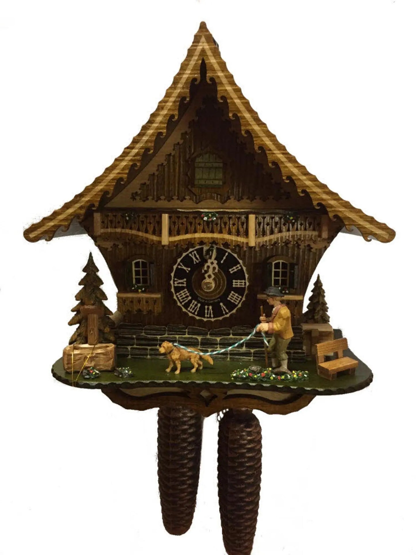 Doggy walker limited edition 8 day cuckoo clock without music
