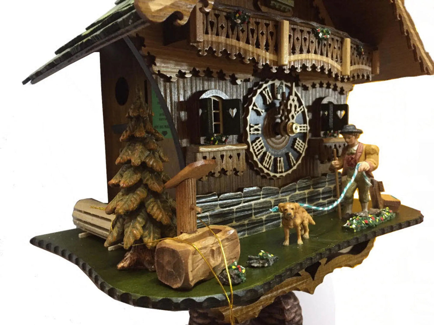 Doggy walker limited edition 8 day cuckoo clock without music