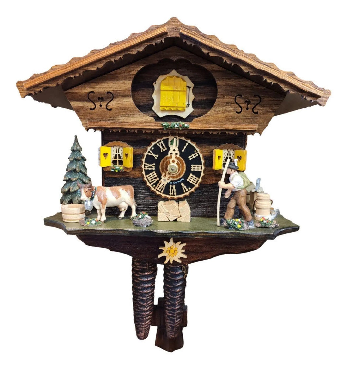 Hiking with cow 1 day cuckoo clock Hoenes