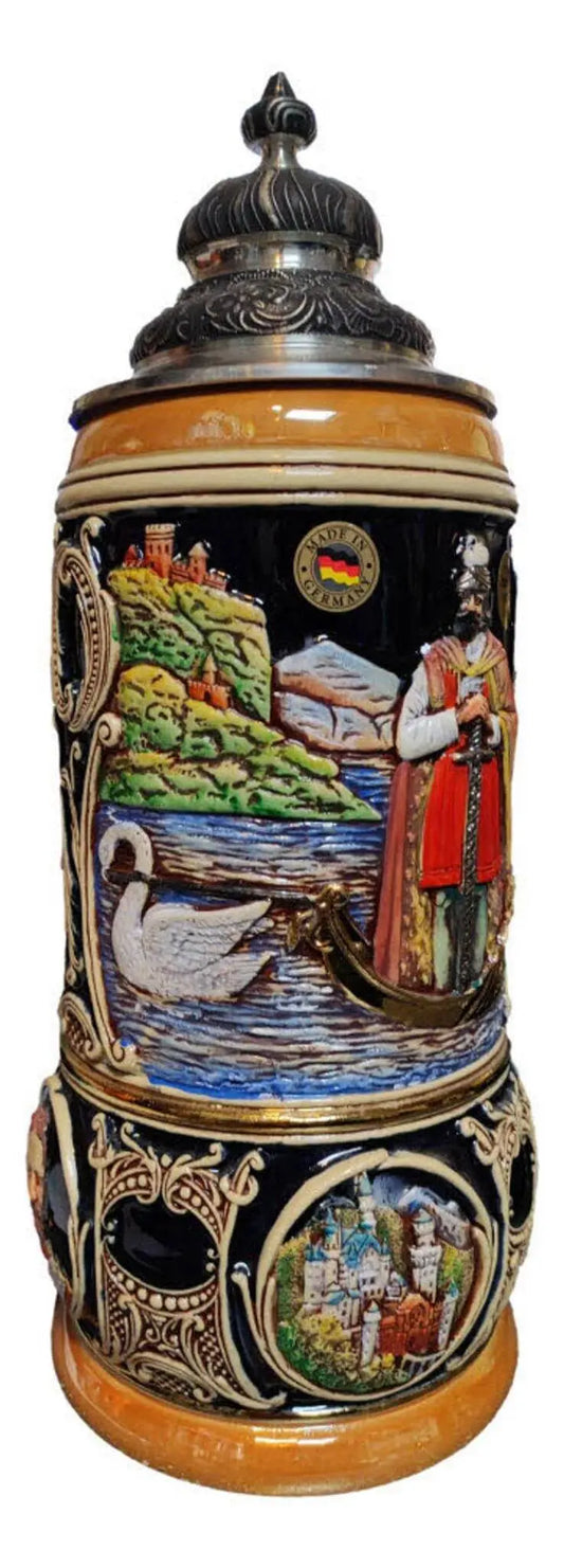 King Jahrstein 2001 2L authentic German beer mug King