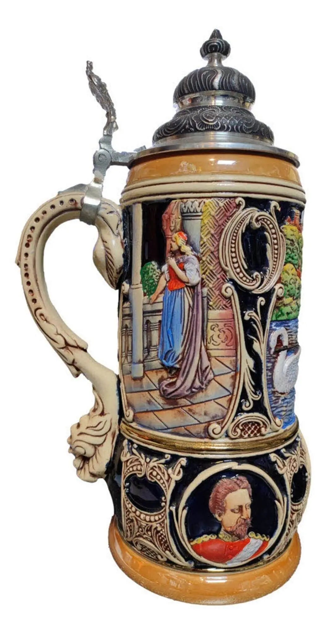 King Jahrstein 2001 2L authentic German beer mug King