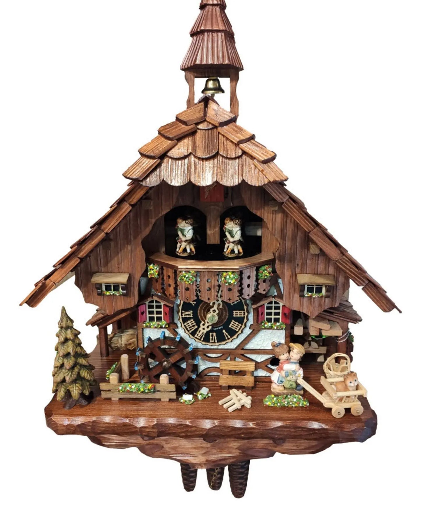 Kiss clock Kids 1 day cuckoo clock with music Hoenes