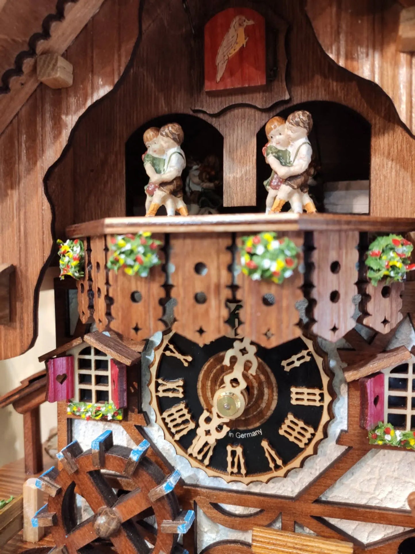 Kiss clock Kids 1 day cuckoo clock with music Hoenes