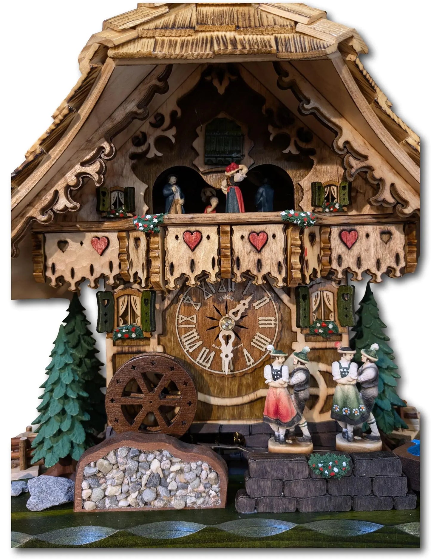 Lets dance 1 day clock, with music - Montag Steins & Clocks