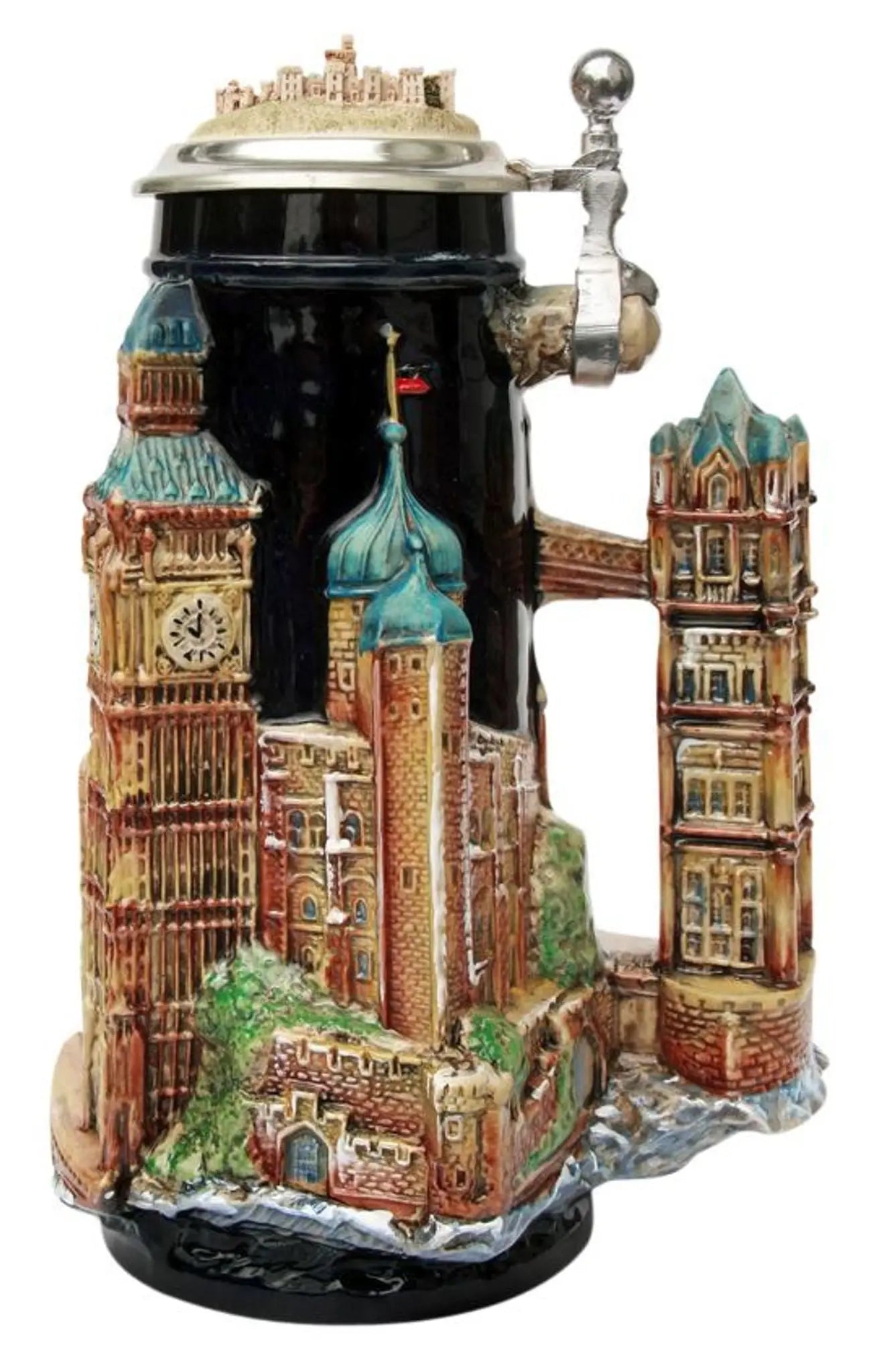 London 3D German beer mug England King