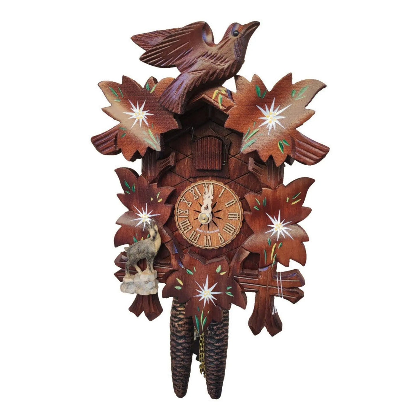 Mountain goat 1 day cuckoo clock Montag Steins & Clocks