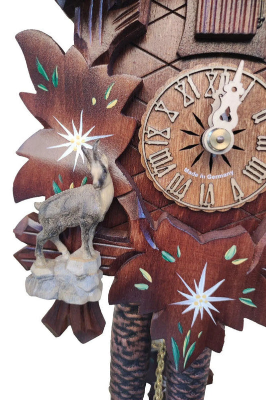 Mountain goat 1 day cuckoo clock Montag Steins & Clocks