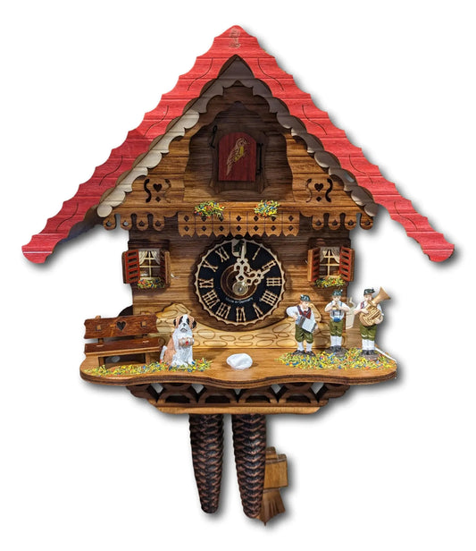 Musician 1 day cuckoo clock - Montag Steins & Clocks