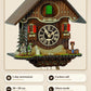 1-day movement, cuckoo call, 26 x 23 cm, silent mode | Montag Steins & Clocks