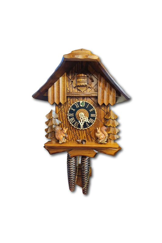 1 day cuckoo clock with squirrel Hoenes