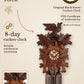 8 days cuckoo clock classic with hand-painted sunflowers – hand-carved, VDS certified | Montag Steins & Clocks