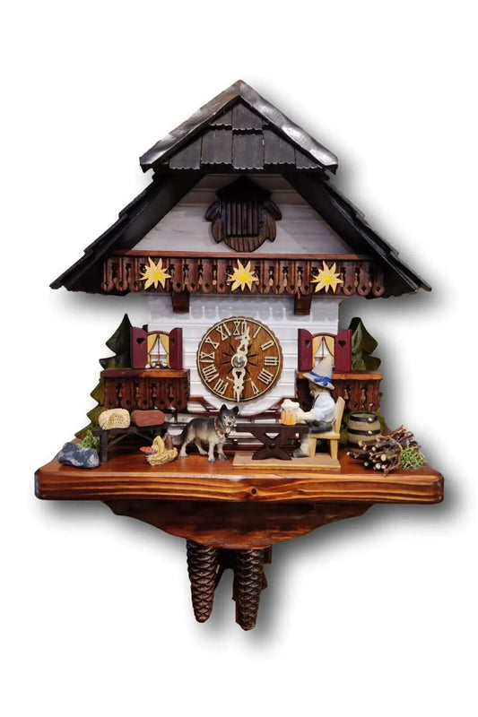 Beer drinker Bavaria house 1 day cuckoo clock Hekas