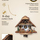 Beer drinker and rolling pin 8-day cuckoo clock with music – VDS certified | Montag Steins & Clocks