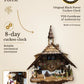 Beer drinker in a beer garden 8 day cuckoo clock with music – hand-carved, VDS certified | Montag Steins & Clocks