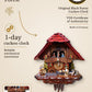 Beer drinker with Zenzi 1-day cuckoo clock with music – VDS certified | Montag Steins & Clocks