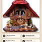 Beer drinker with Zenzi – 1-day, beer-drinking songs, 35 × 33.5 × 18 cm | Montag Steins & Clocks