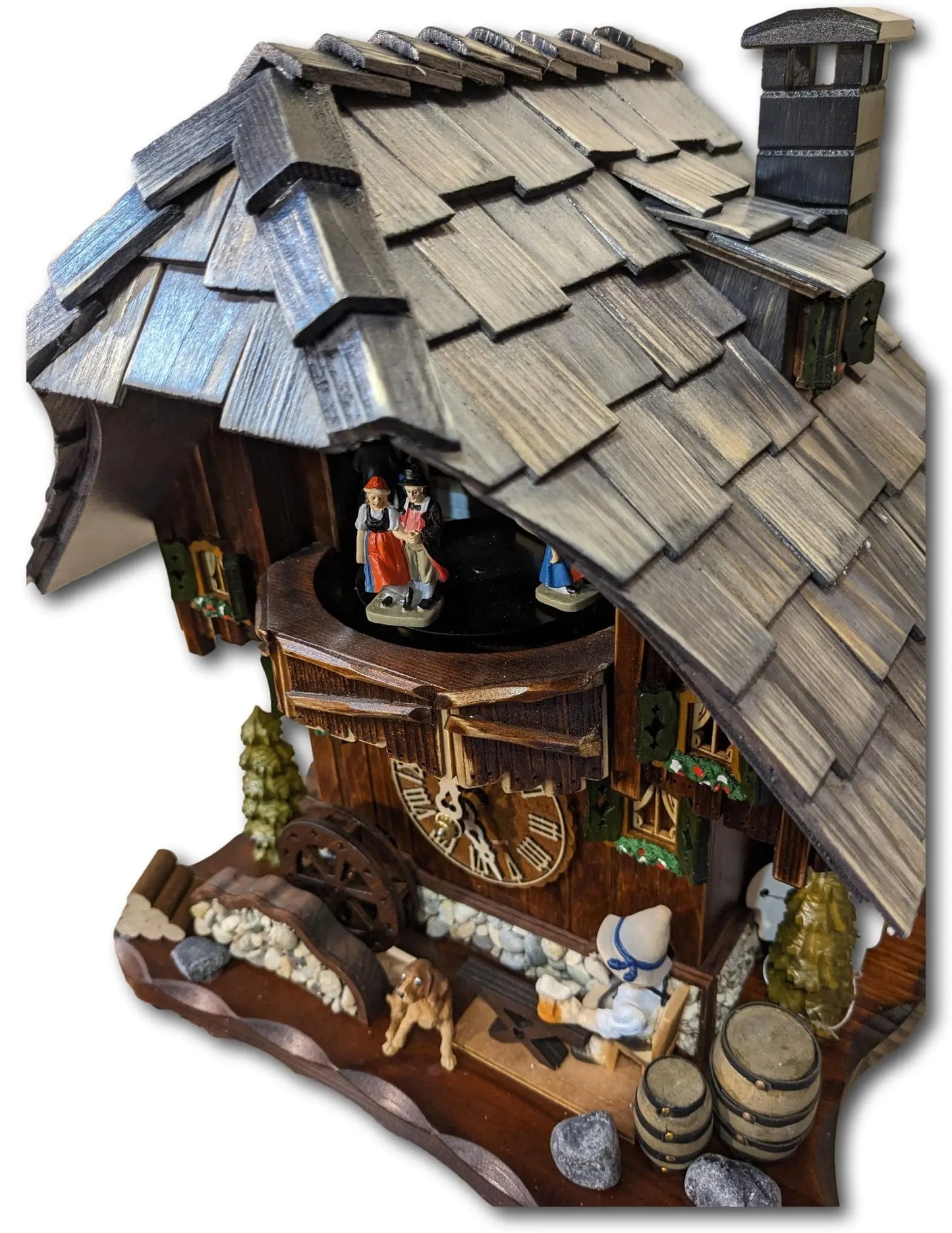 Beer drinker with pointed hat and music Montag Steins & Clocks