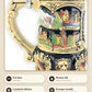 Expat Explore stein – pewter lid, European cities | Montag Steins & Clocks