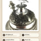 F16 stein – pewter lid with fighter jet figure | Montag Steins & Clocks