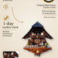 Beerdrinker cuckoo clock with music and grey roof, 1 day – hand-carved, VDS certified | Montag Steins & Clocks