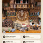 Beerdrinking scene – 8-day movement, music, all solid wood | Montag Steins & Clocks