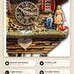 Family time – quartz, light sensor night shut-off | Montag Steins & Clocks