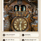 Hunting Cuckoo Clock – 8-day, automatic night shut-off, 60 × 40 × 20 cm | Montag Steins & Clocks