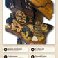 Bears and honey – quartz, light sensor night shut-off | Montag Steins & Clocks