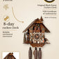 Black Forest House and Lady 8 day cuckoo clock with music – hand-carved, VDS certified | Montag Steins & Clocks
