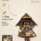 Black Forest Wood Chopper Cuckoo Clock – 1-day, hand-carved | Montag Steins & Clocks