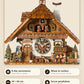 8-day movement, music and cuckoo, 54 x 44 cm, hand-carved screw pendulum | Montag Steins & Clocks