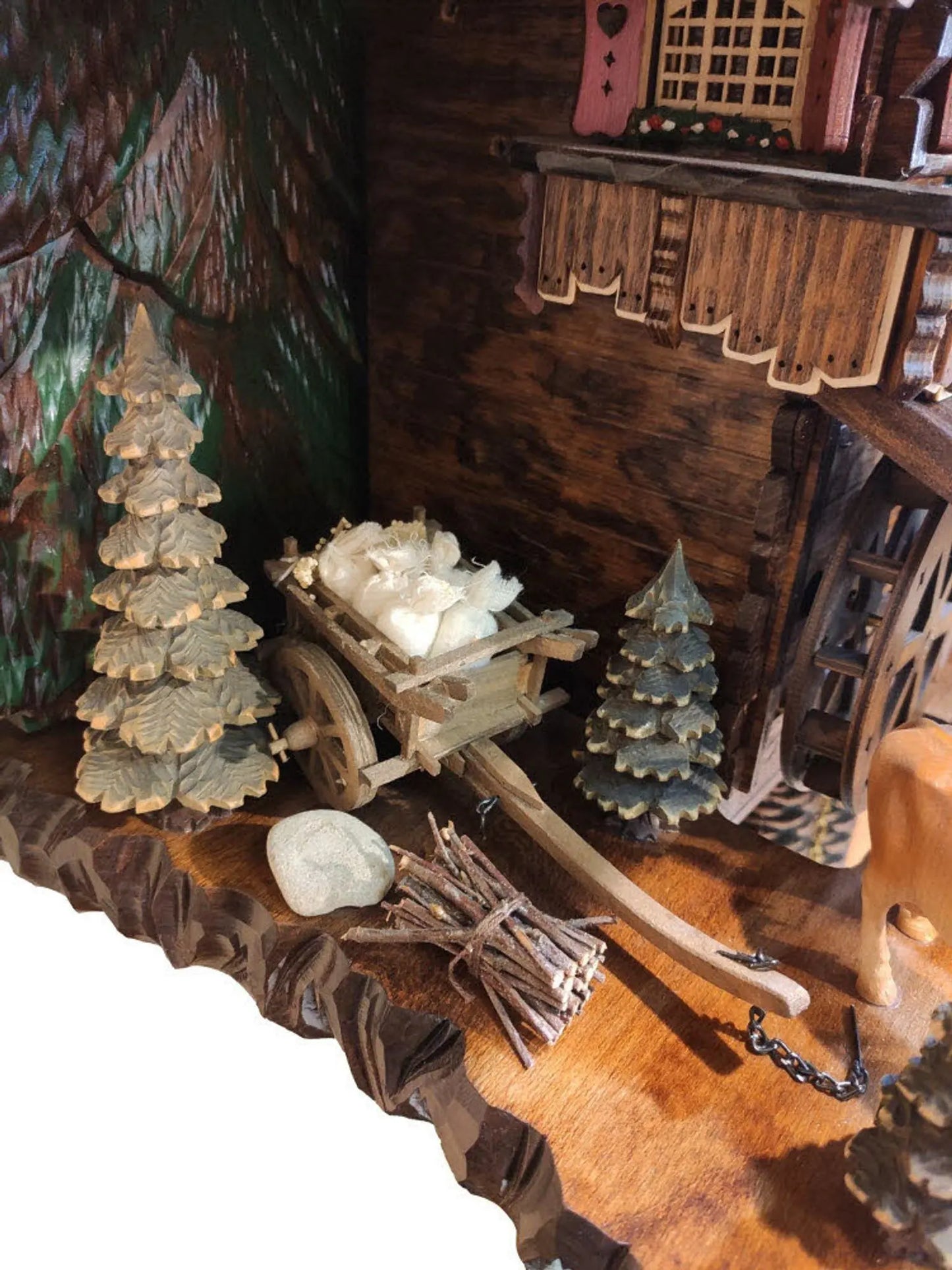 Clock of the year 2020 Almabtrieb 8 days cuckoo clock Hekas