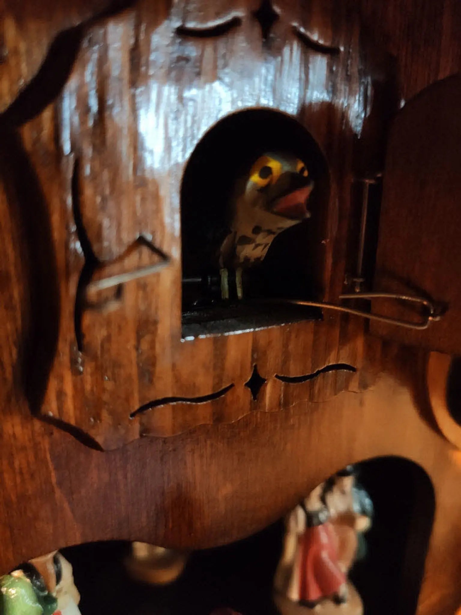 Clock of the year 2020 Almabtrieb 8 days cuckoo clock Hekas
