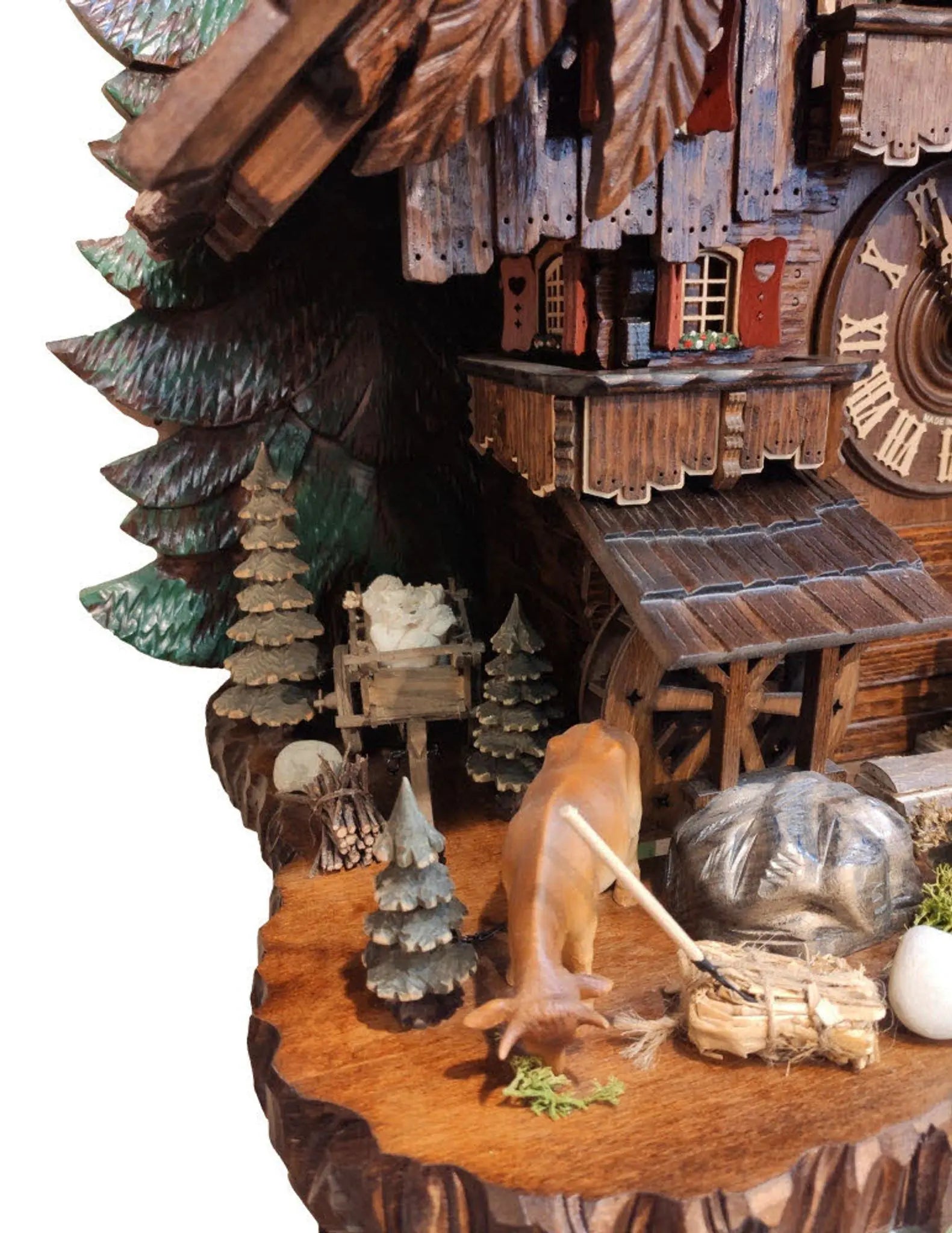 Clock of the year 2020 Almabtrieb 8 days cuckoo clock Hekas