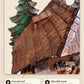 Hand-carved roof of the Almabtrieb cuckoo clock | Montag Steins & Clocks