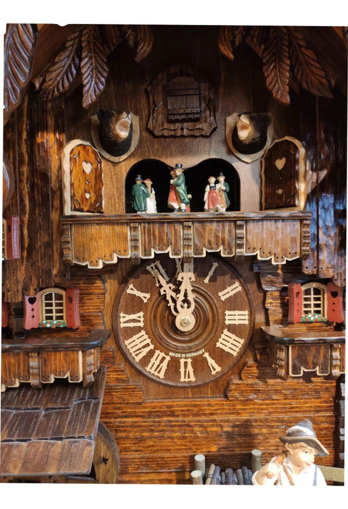 Clock of the year 2020 Almabtrieb 8 days cuckoo clock Hekas
