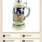 Count Zeppelin stein – Frankfurt 1909, limited edition 5,000 | Montag Steins & Clocks