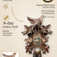 Cuckoo birds colored 8 day cuckoo clock – hand-carved, VDS certified | Montag Steins & Clocks