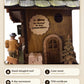 Doggy Walker limited edition 8-day cuckoo clock – side view