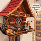 Doggy walker limited edition red roof 8 day cuckoo clock without music Montag Steins & Clocks